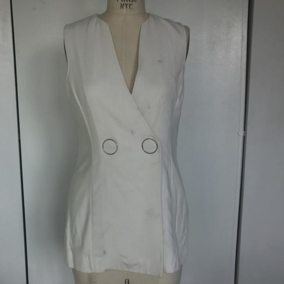 Alexander Wang Ivory Ring Vest - Picture 1 of 7